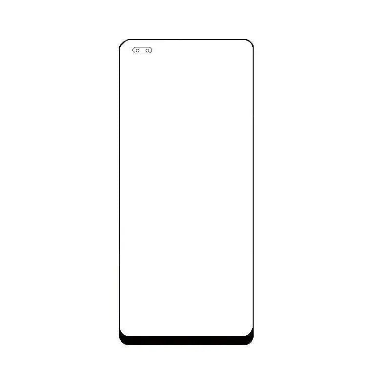 Mozomart Touch Screen Glass with OCA for Oppo F17 Pro Black - Zeespares.in Mozomart Touch Screen Glass with OCA for Oppo F17 Pro Black - Zeespares.in